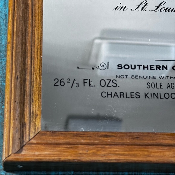 Vintage Southern Comfort Mirror Framed Colour Pub Bar Man Cave Collectable - Picture 9 of 11